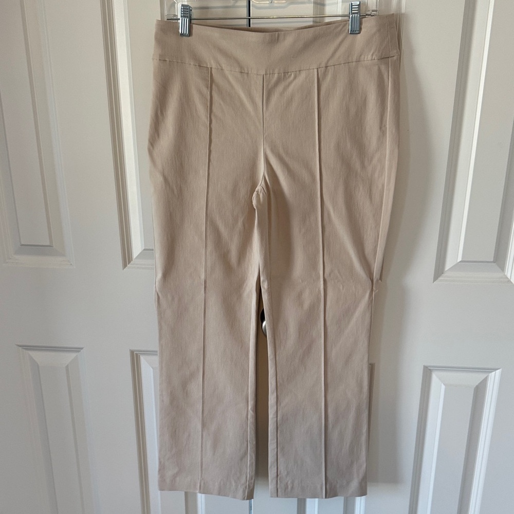 J. McLaughlin Ivy Khaki Straight Leg Cropped Pants